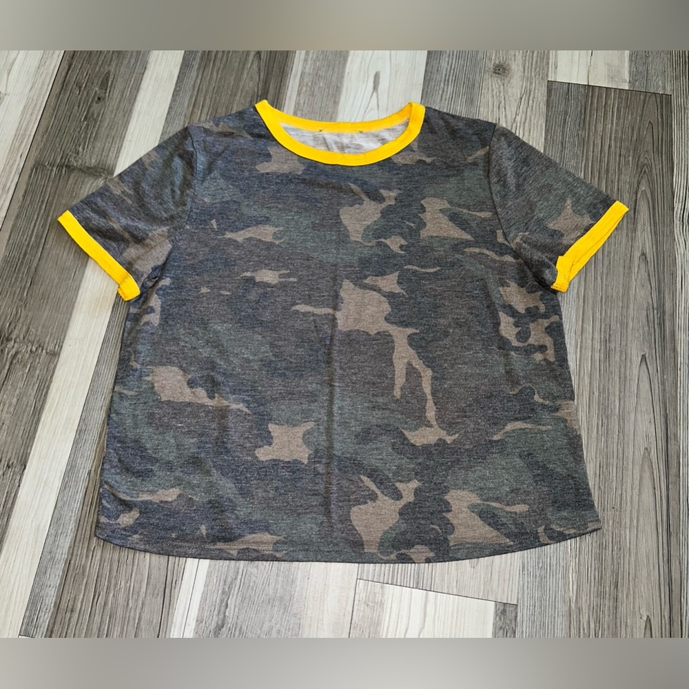 Camo Crop Top